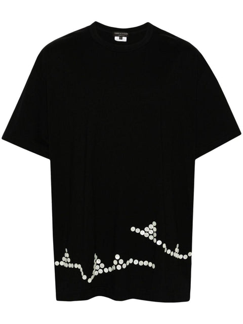 T-shirt con bottoni