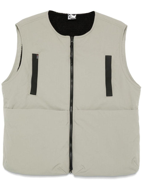 Gilet piumino con logo