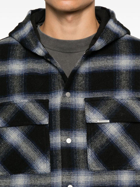 Giacca camicia felpata