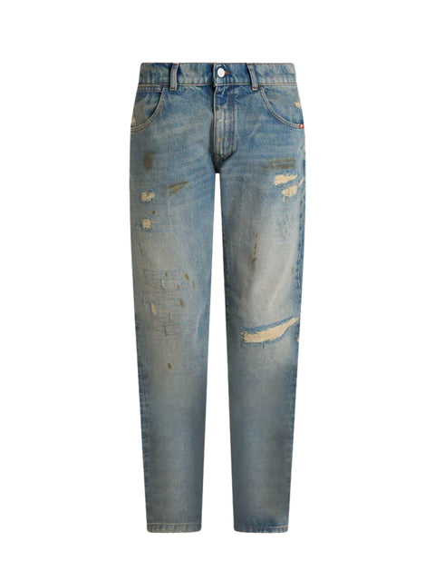 Jeans James in cotone AMU010D435 3016C0999 AMISH