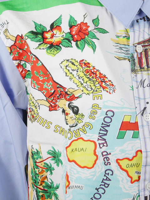 Camicia con stampa FPB061051 1BLUEMIX COMME DES GARÇONS SHIRT
