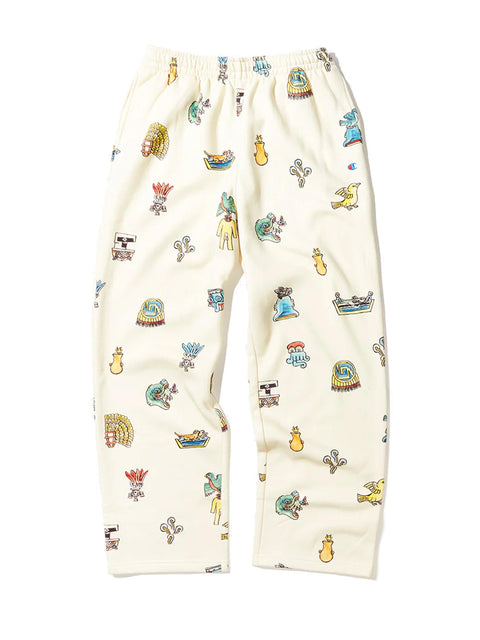 Pantalone tuta con fantasia
