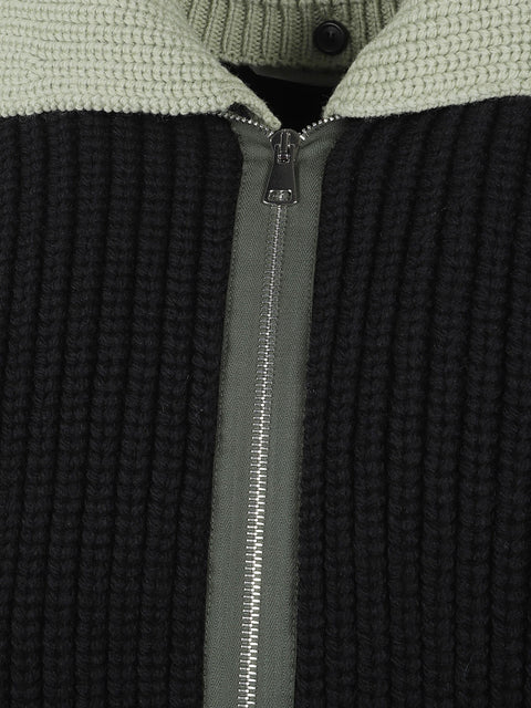 Evan Zip Cardigan 7259300 BLACK NAMACHEKO