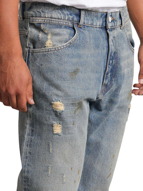 Jeans James in cotone AMU010D435 3016C0999 AMISH