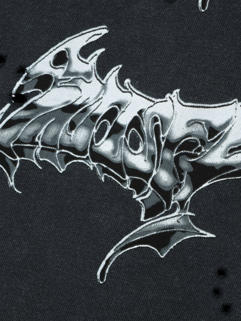 T-shirt MothTech 11006ABLG1 AGEDBLACK SATISFY