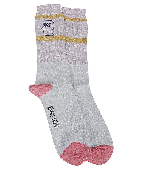 Calze in cotone A16003800BL LTBLUE BRAIN DEAD