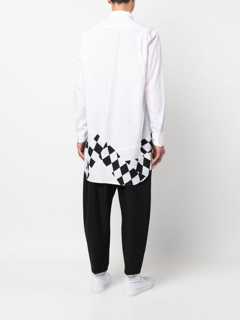 Camicia con dettagli stampati PKB004 051WHITEBLACK COMME DES GARÇONS HOMME PLUS