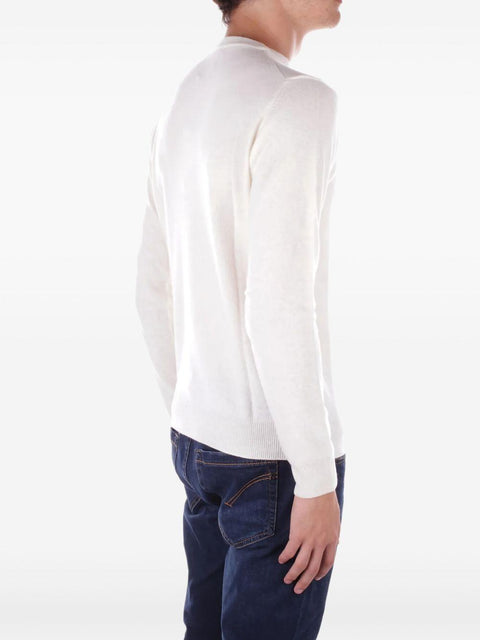 Maglione crema in lana CFWOKN0278 MRUF04698743 WOOLRICH