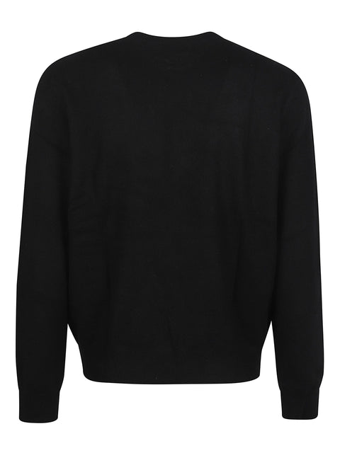 Maglione girocollo UNU11064 BLACK ENTIRE STUDIOS