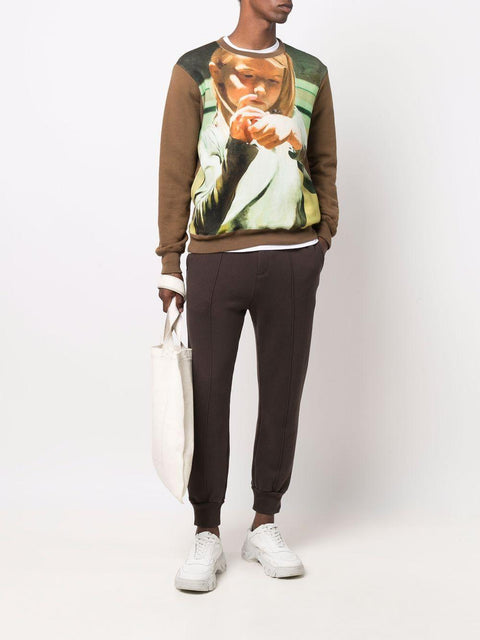 Felpa con stampa Undercover x Markus Akesson UC2A4804 BROWN UNDERCOVER