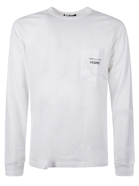 T-shirt in cotone HPT102051 3WHITE COMME DES GARÇONS HOMME