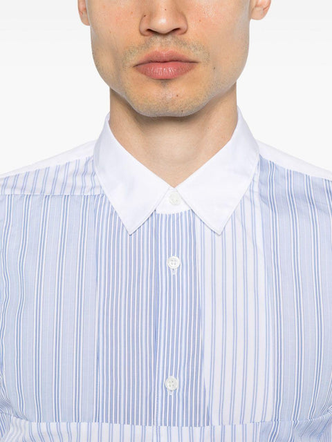 Camicia con dettaglio a righe