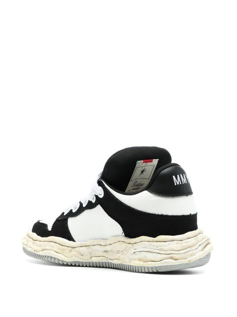 Sneaker Low-Top in tela con suola originale imbottita A13FW725 BLKWHT MAISON MIHARA YASUHIRO