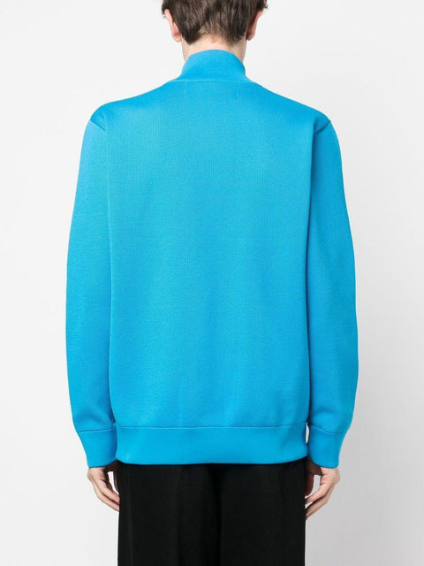 Felpa con zip 7012B K004BLUE BOTTER
