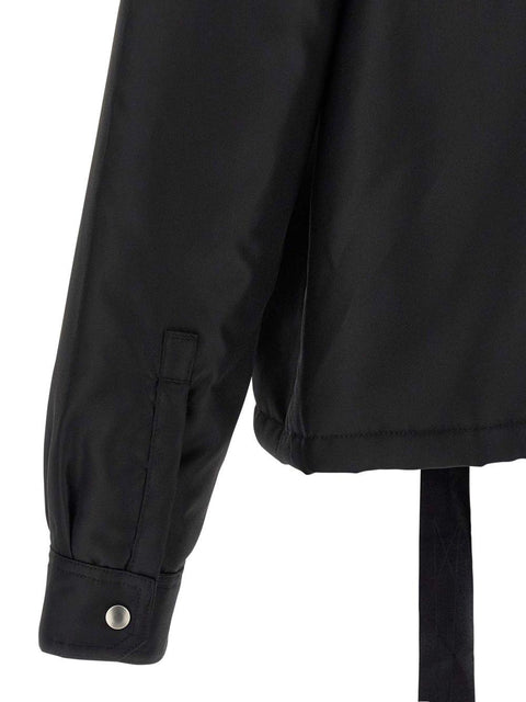 Giacca imbottita con zip DU02E7775 NCV09 RICK OWENS DRKSHDW