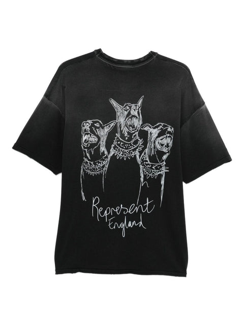 T-shirt manica corta con stampa MLM100383 03 REPRESENT