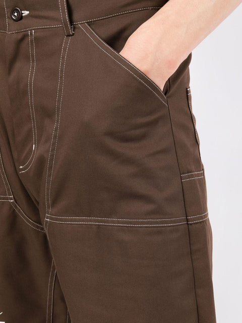 Bermuda con stampa PACC10P004 1DARKBROWN RASSVET
