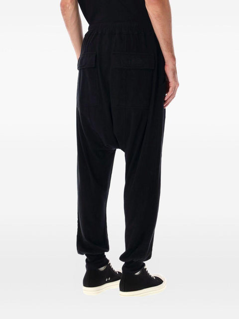 Pantaloni in felpa con lacci DU02E7395 JDB09 RICK OWENS DRKSHDW