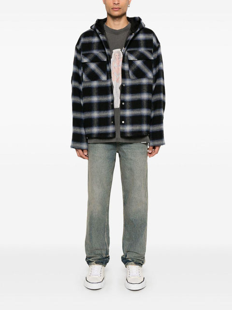 Giacca camicia felpata
