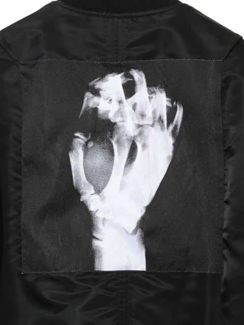 Bomber con logo UC2E42182 BLACK UNDERCOVER