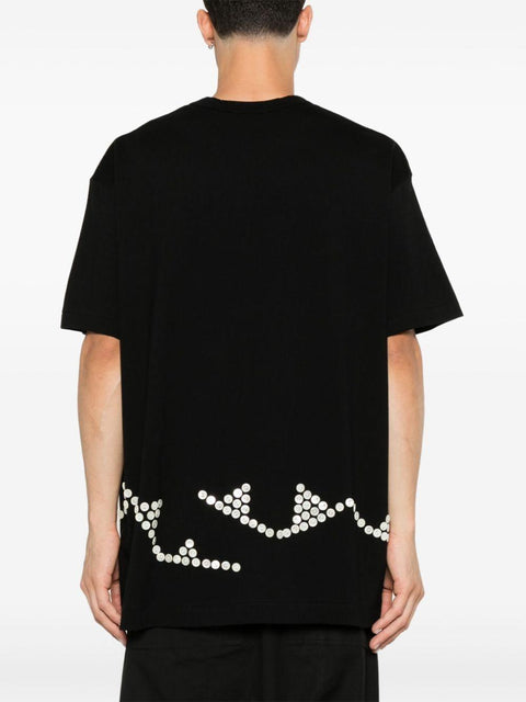 T-shirt con bottoni