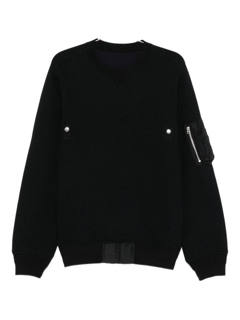 Maglia girocollo in cotone 2503789M 001 SACAI