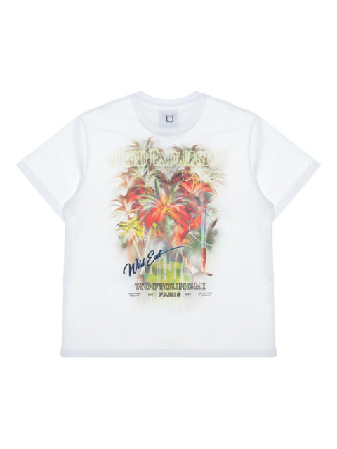 T-shirt in cotone con stampa