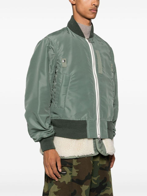 Bomber con cuciture 2403450M 842 SACAI
