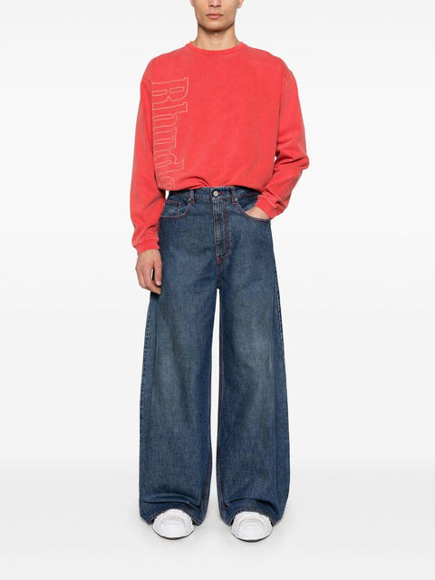 Denim Baggy Indiana Distressed Jeans