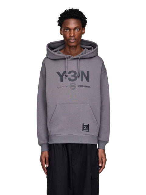 Felpa con cappuccio e logo JX7462 GRANIT Y-3 X NEIGHBORHOOD X DAINESE