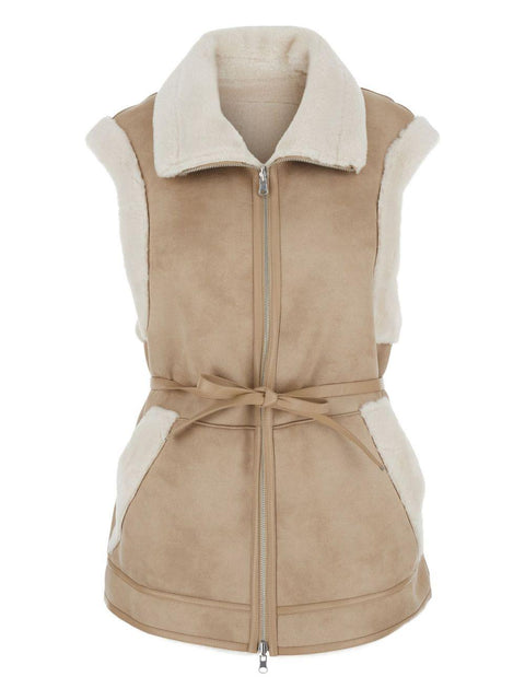 Gilet smanicato in ecopelle reversibile BJ20015 RICE URBANCODE