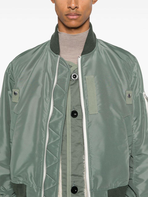 Bomber con cuciture 2403450M 842 SACAI