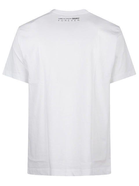 T-shirt girocollo FZ-T004-PER 4WHITE COMME DES GARÇONS SHIRT