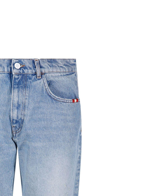 Jeans in denim AMU010D435 2718C0999 AMISH