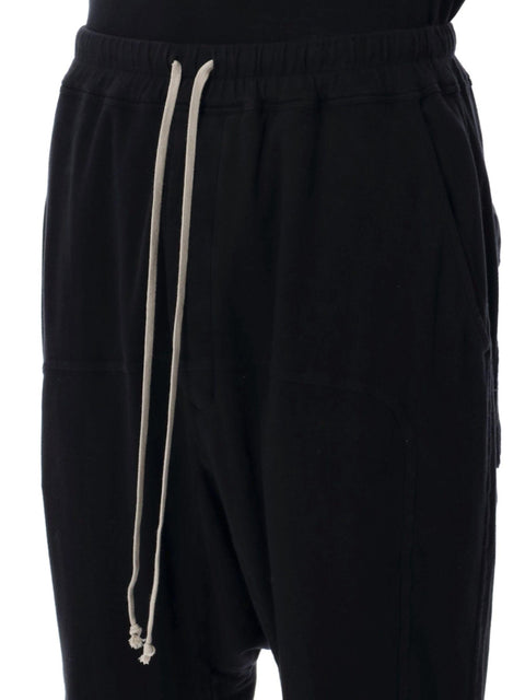 Pantaloni in felpa con lacci DU02E7395 JDB09 RICK OWENS DRKSHDW