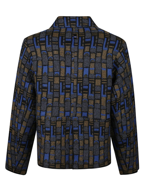 Blouson con collo camicia BO01FWKT0706GR GRAY ADER ERROR