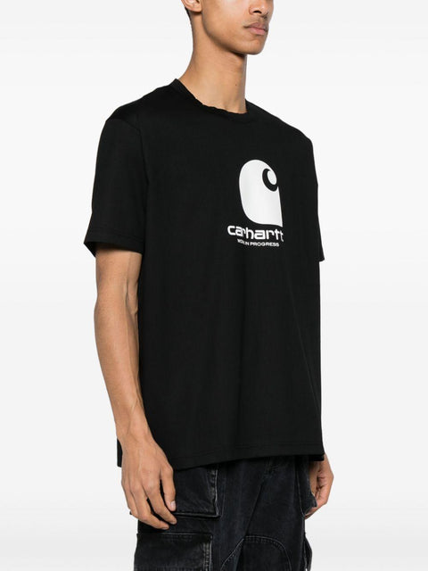 T-shirt in cotone con logo