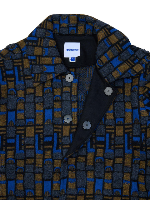 Blouson con collo camicia BO01FWKT0706GR GRAY ADER ERROR