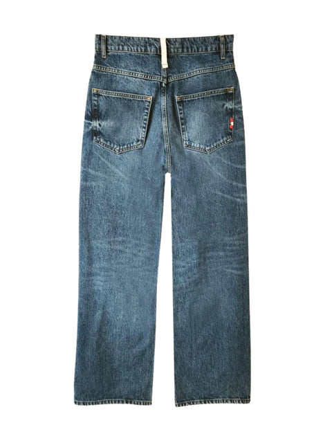Jeans Wide Unisex Denim New Dark AMU062D436 3007C0999 AMISH