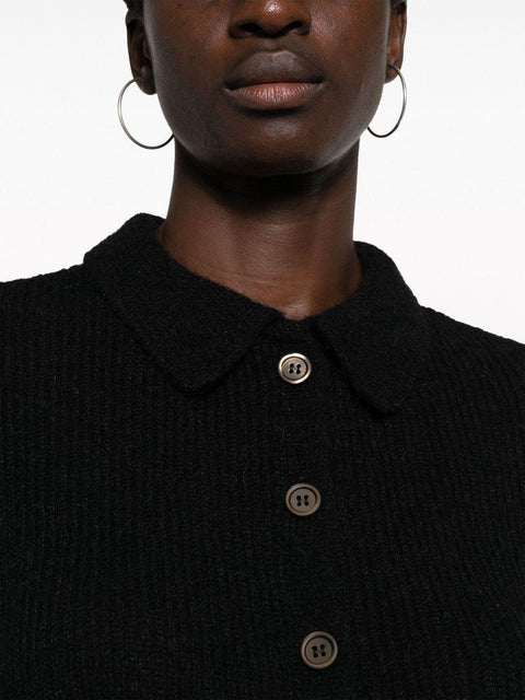 Polo "Mazzy" in maglia W4233MB BLACK OUR LEGACY