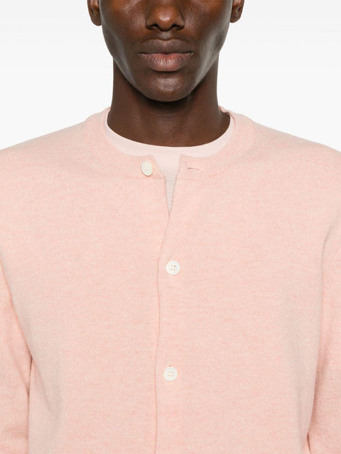 Cardigan in lana con cuore AXN091051 5LIGHTPINK COMME DES GARÇONS PLAY