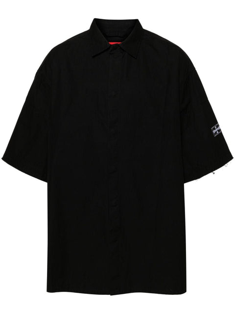 T-shirt in cotone W0030 BLACK 032C