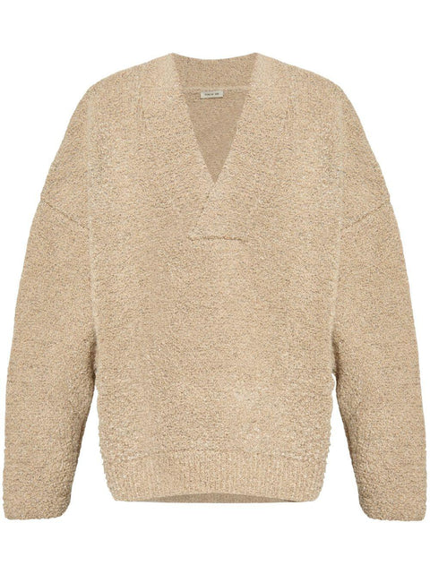 Maglia scollo a v sovrapposto