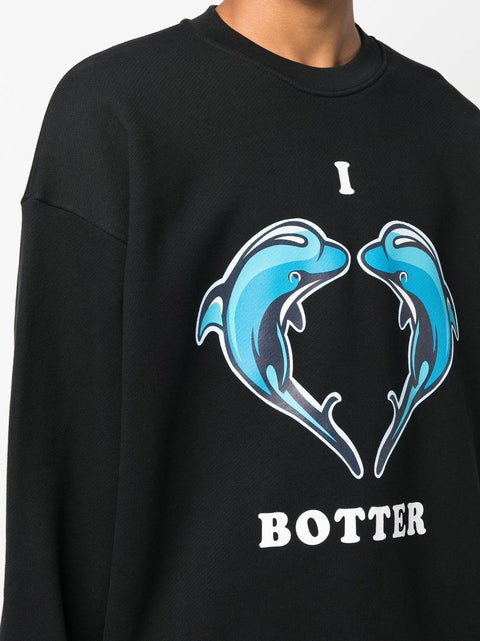 Felpa con stampa 6014 J006 BOTTER