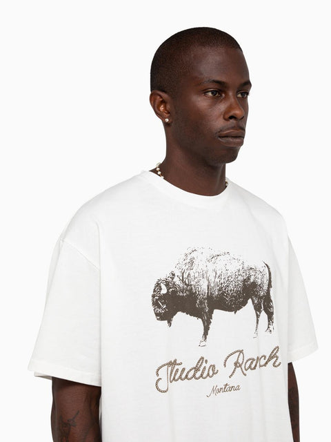 T-shirt in cotone D06/06 WHITE 1989 STUDIO