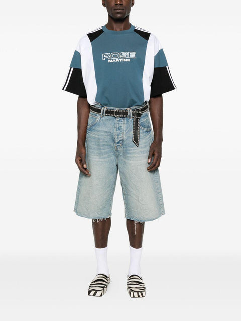 T-shirt in cotone 630JE01529D BLU MARTINE ROSE