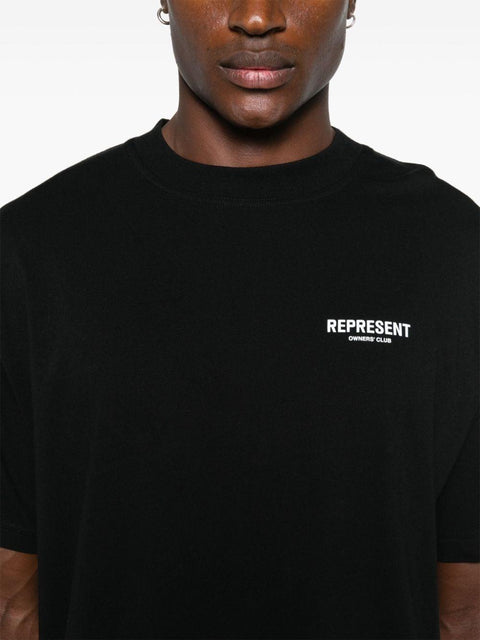 T-shirt manica corta con logo OCM41114 001 REPRESENT