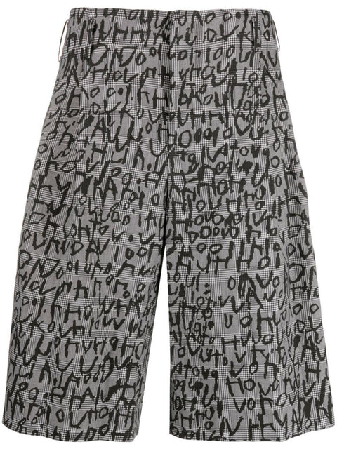 Bermuda con stampa PLP007051 1 COMME DES GARÇONS HOMME PLUS