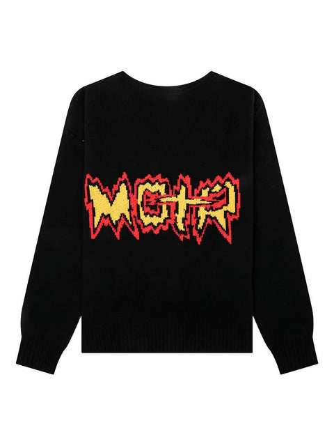 Maglione con scollo a V MTFW23SW07396372 0372 MOTR