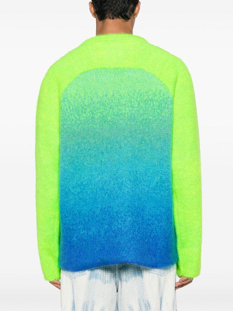 Maglione Gradient Rainbow ERL07N001 GREEN ERL